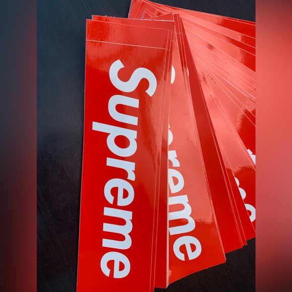 Authentic Supreme box logo sticker - Picture 1 of 3